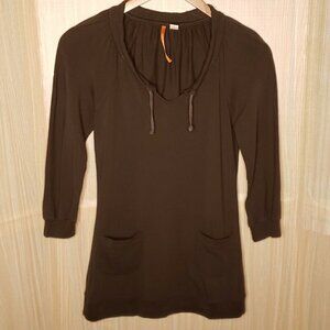 Saturday Sunday Womens Cotton Blend Knit Tunic Small